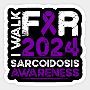 Sarcoidosis Awareness 2024 Walk Sticker